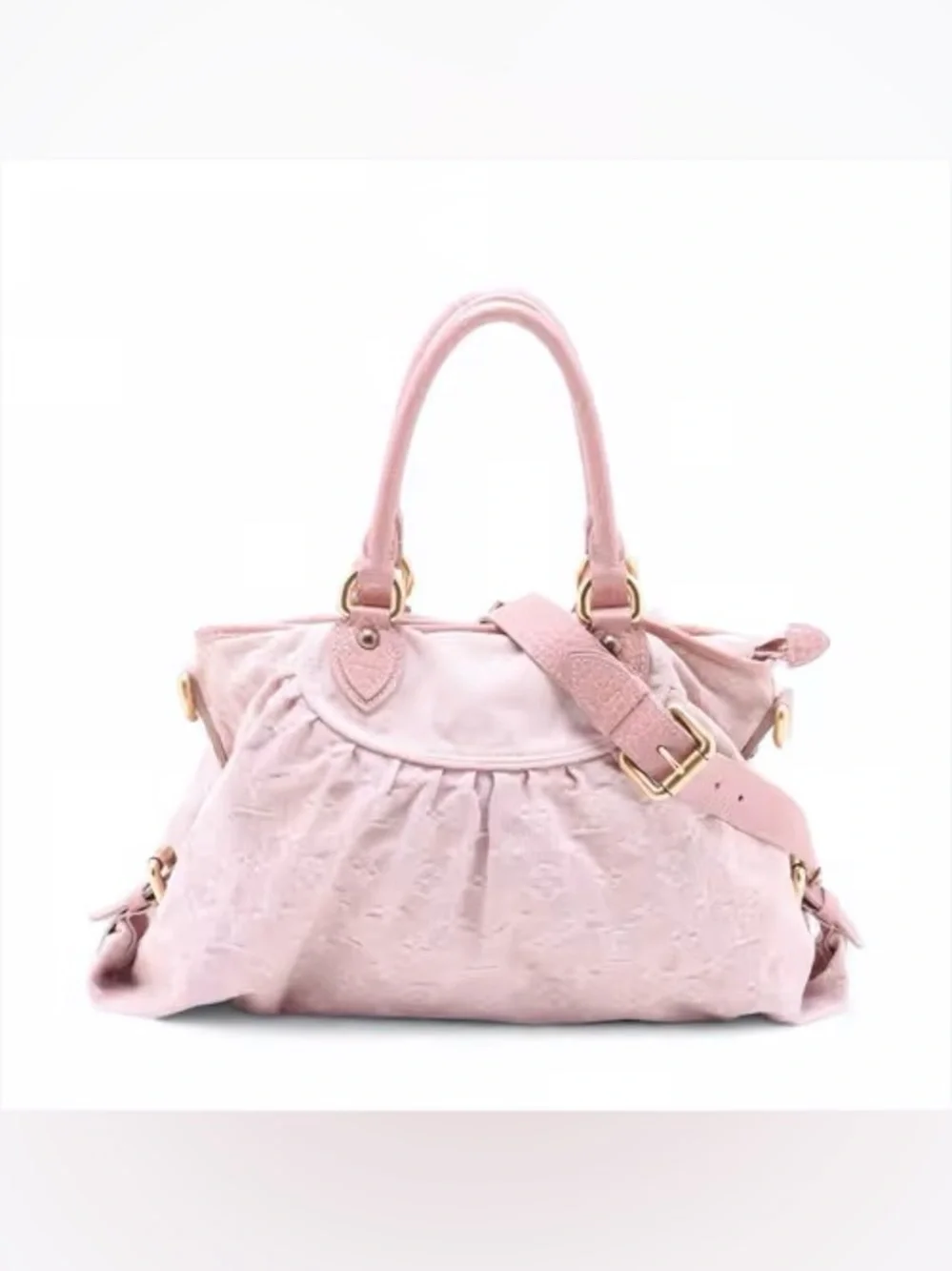 Louis Vuitton Monogram Denim Neo Cabby MM Pink M95836 Limited Edition